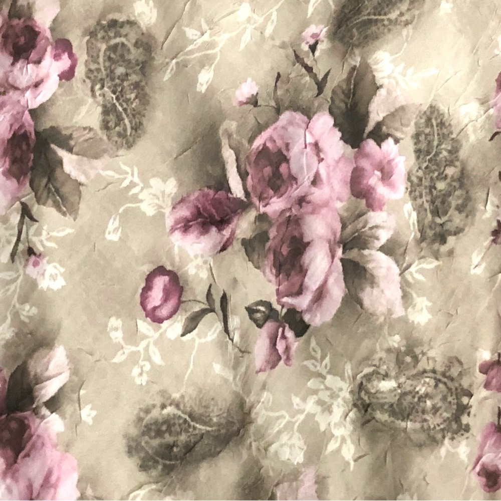 Romantic Long Floral Dress Classic Chiffon Fully Lined Flutter Sleeves S… - Picture 7 of 11
